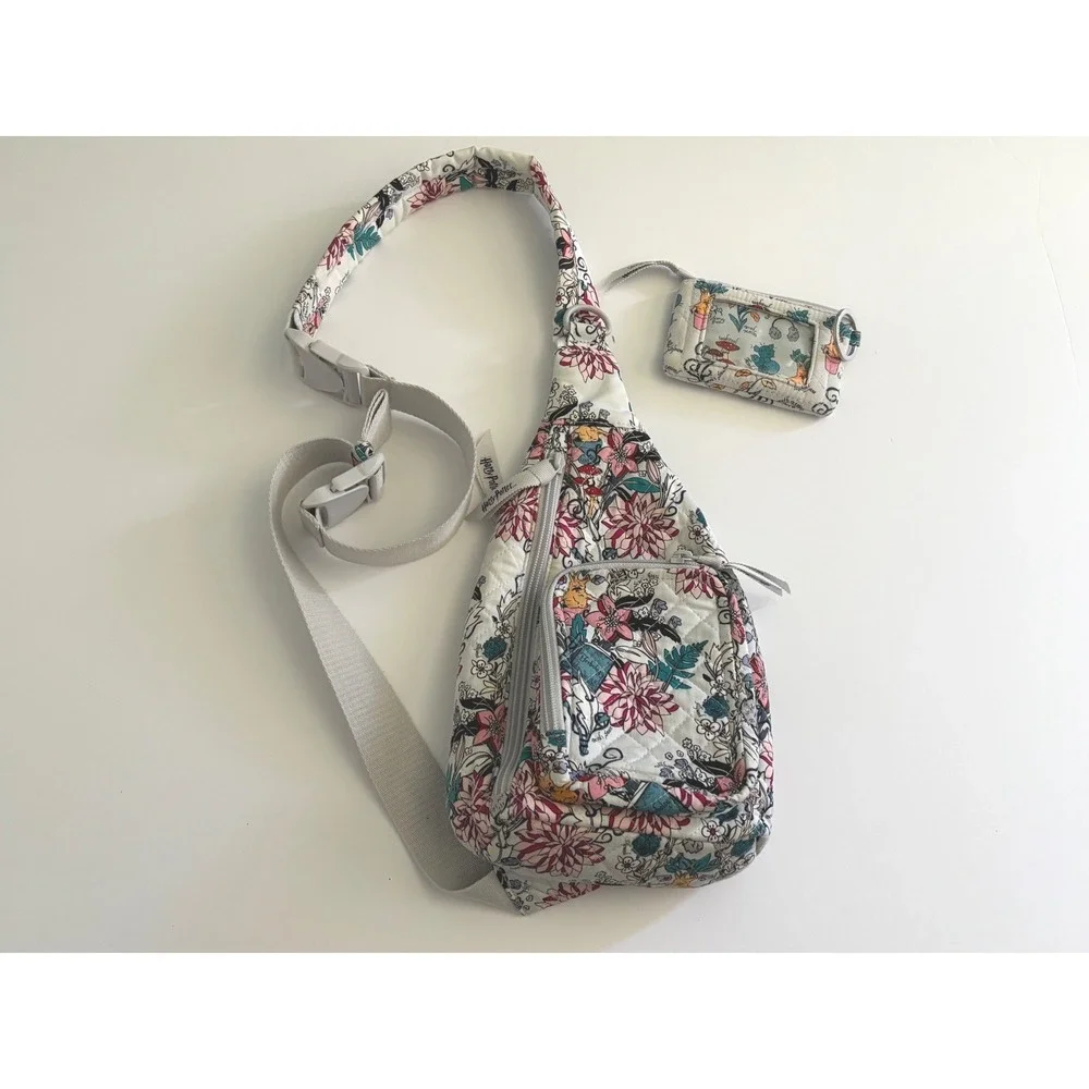 Vera Bradley x Harry Potter Herbology Collection Sling Backpack/ Zip ID Case Set